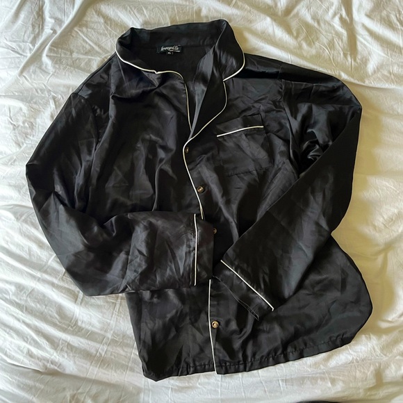 NWOT Loungeable Black XL PJ Set - Picture 1 of 4
